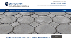 Desktop Screenshot of constructionchemicalcorp.com