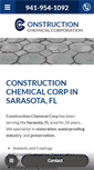 Mobile Screenshot of constructionchemicalcorp.com